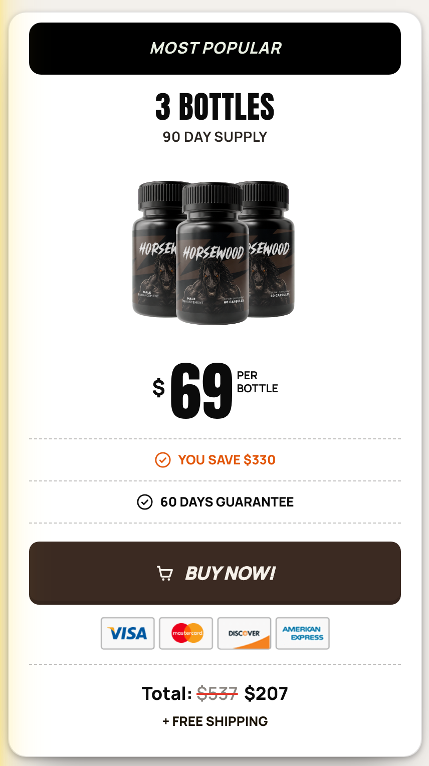 Horsewood 90 day supply